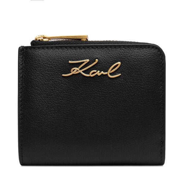 Portfel KARL LAGERFELD. Czarne portfele damskie KARL LAGERFELD. Za 529.99 zł.