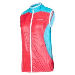 Kurtka nieprzemakalna bez rękawów damska La Sportiva Briza. Czerwone kurtki sportowe damskie La Sportiva, s, bez wzorów, z elastanu, bez ramiączek, bez kaptura, do biegania. Za 486.85 zł.