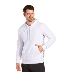 Hoodie Erima Essential Team. Białe bluzy męskie Erima, m, bez wzorów, z kapturem. Za 228.50 zł.