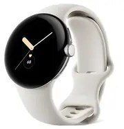 Smartwatch Pixel Watch LTE 41mm Polished Silver/Sport Band Chalk. Szare zegarki smartwatch Google, bez wzorów. Za 352.14 zł.