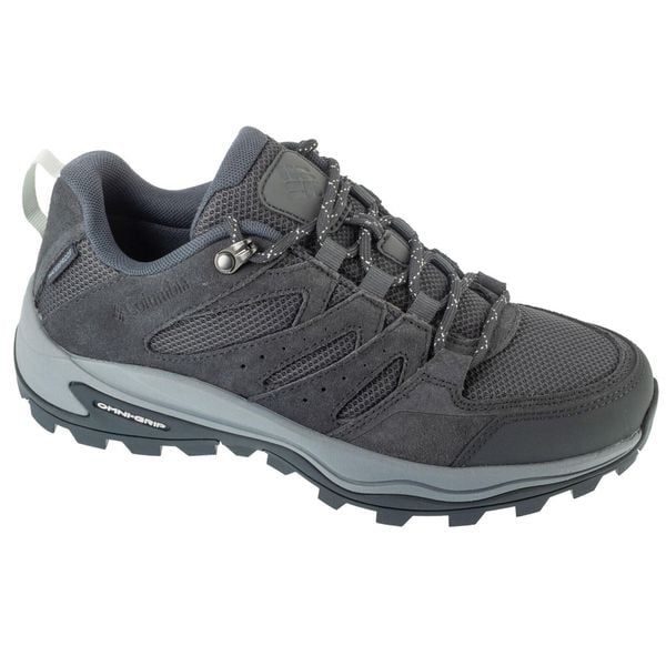 Buty trekkingowe damskie, Redmond IV Low WP. Szare obuwie trekkingowe damskie Columbia, z tkaniny, bez zapięcia. Za 329.99 zł.