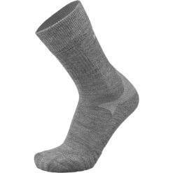 Skarpety trekkingowe damskie z wełną merino Meindl MT7 Lady. Szare skarpetki damskie MEINDL, bez wzorów, z elastanu. Za 109.90 zł.
