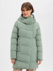 Ragwear płaszcz funkcjonalny - Pavla Kobiety zielony, M. Zielone płaszcze damskie Ragwear, m, bez wzorów, eleganckie, bez kołnierzyka, bez kaptura. Za 549.95 zł.