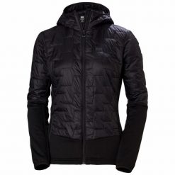 Kurtka narciarska damska Helly Hansen Lilaloft hybrid. Czarne kurtki sportowe damskie Helly Hansen, na zimę, s, bez wzorów, bez ramiączek, bez kaptura, narciarskie. W wyprzedaży za 649.00 zł.