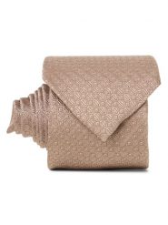 Andrew James Krawat wykonany z jedwabiu Mężczyźni Jedwab brązowy|beżowy, ONE SIZE. Brązowe krawaty i muchy Andrew James, bez wzorów, z jedwabiu, eleganckie. Za 119.95 zł.