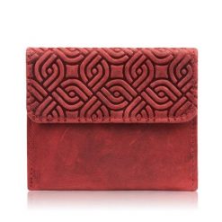Portfel skórzany vintage Paolo Peruzzi czerwony T-114-HRD. Czerwone portfele damskie Paolo Peruzzi, ze skóry. Za 69.99 zł.