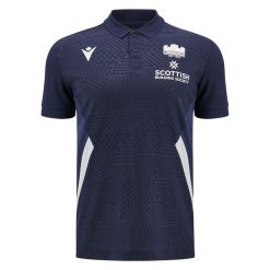 Polo Edynburg Rugby Travel 2024/25 Player 2024/25 2024/25. Niebieskie koszulki sportowe męskie Macron, m, bez wzorów, bez ramiączek. Za 248.00 zł.