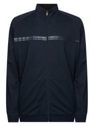 BOSS Bluza Authentic Jacket Z 50554779 Granatowy Regular Fit. Niebieskie bluzy męskie Boss, m, bez wzorów, z bawełny, bez ramiączek, bez kaptura. Za 429.99 zł.