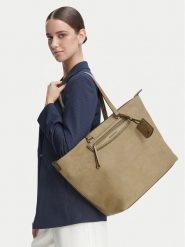MICHAEL Michael Kors Torebka 30F6ATVT4S Khaki. Brązowe shopperki damskie MICHAEL Michael Kors, bez wzorów, ze skóry, bez dodatków. Za 1,429.00 zł.