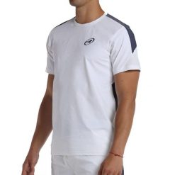 Bullpadel Niue T-shirt. Białe t-shirty damskie bullpadel, xl, bez wzorów, bez kołnierzyka, bez ramiączek. Za 207.20 zł.