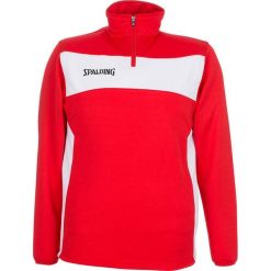Bluza rozpinana 1/4 Spalding Evolution II. Białe bluzy męskie SPALDING, bez wzorów, sportowe, bez ramiączek, bez kaptura. Za 150.35 zł.