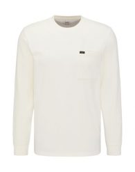 LEE LS POCKET TEE ECRU 112115881. Bluzy męskie Lee, m, bez wzorów, bez ramiączek, bez kaptura. Za 169.99 zł.