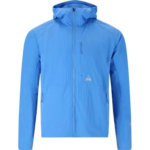 Kurtka wodoodporna SOS Ben Nevis. Niebieskie kurtki męskie SOS, m, bez wzorów, z materiału, eleganckie, z kapturem. Za 393.50 zł.
