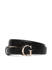 Guess Pasek Damski BW9493 P6425 Czarny. Czarne paski damskie Guess, z aplikacjami, ze skóry. Za 234.99 zł.