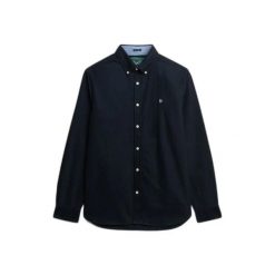 Koszula z długim rękawem Superdry Preppy Oxford. Niebieskie koszule męskie Superdry, l, bez wzorów, z bawełny, klasyczne, bez kołnierzyka, bez ramiączek. Za 269.00 zł.