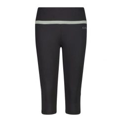 Damskie legginsy 3/4 CMP Stretch. Czarne legginsy damskie CMP, bez wzorów. Za 206.80 zł.