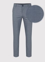 PAKO LORENTE – Szare spodnie męskie chino w kratkę P23SF-WX-008-S-S - Pako Lorente. Szare eleganckie spodnie męskie Pako Lorente, bez wzorów, z elastanu. Za 99.99 zł.