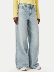 Tommy Hilfiger Jeansy 70'S WW0WW51090 Niebieski Wide Fit. Niebieskie jeansy damskie Tommy Hilfiger, bez wzorów, z jeansu. Za 649.99 zł.