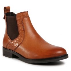 Sztyblety Lasocki. Brązowe botki damskie Lasocki, bez wzorów, bez obcasa, na płaskiej podeszwie, bez zapięcia. Za 102.99 zł.