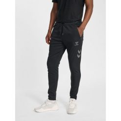 Spodnie treningowe Hummel Cima 2.0. Czarne spodnie sportowe męskie Hummel, bez wzorów, na fitness i siłownię. Za 210.50 zł.