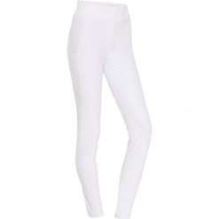 Legginsy jeździeckie z pełną przyczepnością Catago River. Białe legginsy damskie CATAGO, bez wzorów, z tkaniny. Za 511.95 zł.