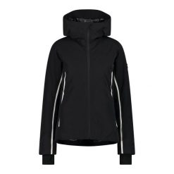 Damska kurtka narciarska CMP. Czarne kurtki sportowe damskie CMP, na zimę, l, bez wzorów, bez ramiączek, bez kaptura, narciarskie. Za 1,171.95 zł.