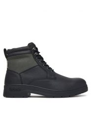 Barbour Trzewiki Eslington MFO0853BK91 Czarny. Czarne botki męskie Barbour, bez wzorów, ze skóry, bez obcasa, bez zapięcia. Za 1,099.00 zł.