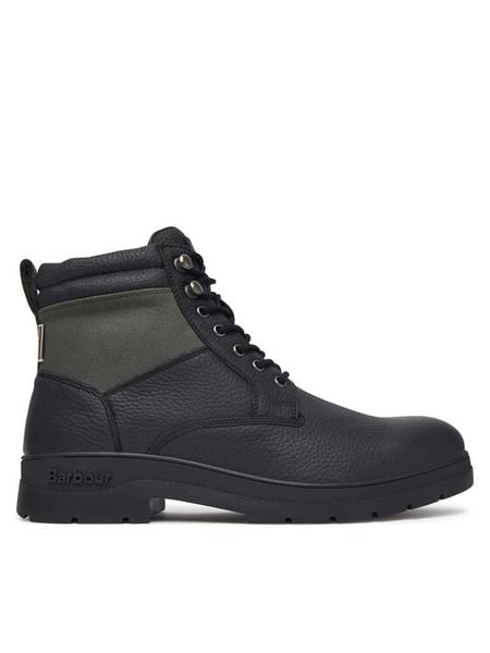 Barbour Trzewiki Eslington MFO0853BK91 Czarny. Czarne botki męskie Barbour, bez wzorów, ze skóry, bez obcasa, bez zapięcia. Za 1,099.00 zł.