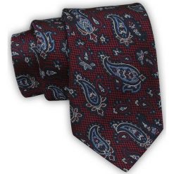 Krawat Alties (7 cm) - Bordo, Wzory Paisley. Czerwone krawaty i muchy Alties, bez wzorów, z tkaniny, eleganckie. Za 49.00 zł.
