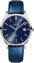 Zegarek Atlantic Męski Sealine 62341.41.51 Szafirowe szkło granatowy. Niebieskie zegarki męskie Atlantic, bez wzorów, szklane. Za 995.00 zł.