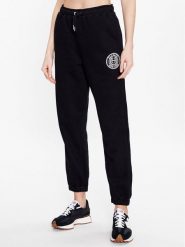 Ellesse Spodnie dresowe Jigono SGR17954 Czarny Regular Fit. Czarne spodnie sportowe damskie Ellesse, bez wzorów, z bawełny. Za 149.99 zł.