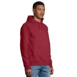 Bluza Z Kapturem Dla Dorosłych Unisex Stellar. Czerwone bluzy damskie SOL'S, m, bez wzorów, z bawełny, bez ramiączek, z kapturem. Za 165.99 zł.