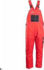 Polstar OSOG - BRIXTON SNOW OGRODNICZKI OCIEPLANE WSTAWKA KOLOR, POLIESTER/BAWEŁNA (65% /35%), 290G/M2, - stalowy XXXL. Białe spodnie sportowe męskie Polstar, m, bez wzorów, z bawełny, narciarskie. Za 119.39 zł.