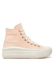 Converse Trampki Chuck Taylor All Star Move A09910C Różowy. Czerwone trampki i tenisówki damskie Converse, bez wzorów, z materiału, bez zapięcia. Za 269.99 zł.