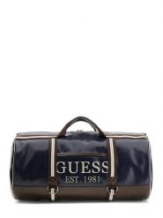 Guess Torba podróżna TMOSVI P6335 Granatowy. Niebieskie torby podróżne damskie Guess, z aplikacjami, ze skóry. Za 674.99 zł.