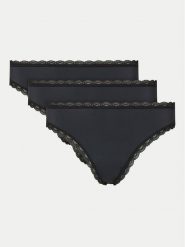 Guess Komplet 3 par fig klasycznych O4YG03 KBS50 Czarny. Czarne majtki damskie Guess, z syntetyku. Za 99.99 zł.