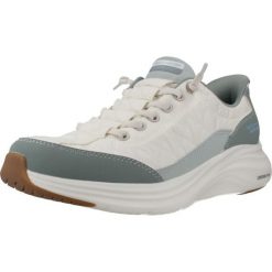 Buty SKECHERS CONTOUR FOAM Szary. Szare obuwie trekkingowe damskie Skechers, z tkaniny, bez zapięcia. Za 412.99 zł.