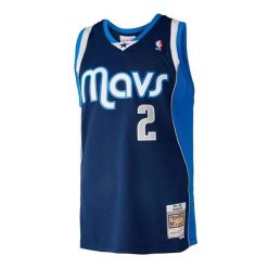 Koszulka NBA Dallas Mavericks Jason Kidd. Niebieskie bluzki damskie Mitchell & Ness, bez wzorów, sportowe, bez kołnierzyka, bez ramiączek. Za 506.00 zł.