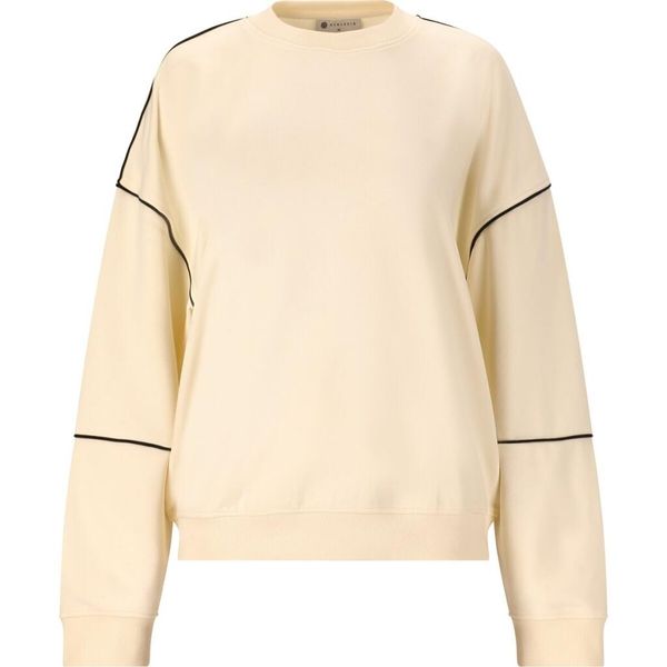 Bluza damska Athlecia Nandy. Brązowe bluzy damskie Athlecia, bez wzorów, z bawełny, eleganckie, bez ramiączek, bez kaptura. Za 148.50 zł.