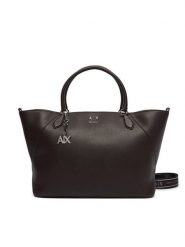 Armani Exchange Torebka XW003142 AF26569 U6032 Brązowy ciemny. Brązowe shopperki damskie Armani Exchange, bez wzorów, ze skóry, bez dodatków. Za 829.99 zł.