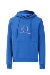 Bluza jeździecka Dream Equus. Niebieskie bluzy damskie EQUUS BRAND, na wiosnę, xl, bez wzorów, z bawełny, eleganckie, bez ramiączek, z kapturem. Za 74.99 zł.
