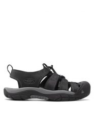 Keen Sandały Newport 1022247 Czarny. Czarne sandały męskie Keen, bez wzorów, z nubiku, bez zapięcia. Za 399.99 zł.