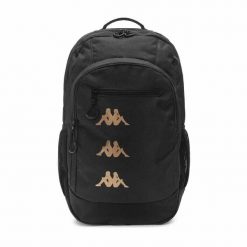 Plecak Kappa Gamberto. Czarne plecaki męskie Kappa, bez wzorów, sportowe. Za 187.55 zł.