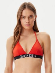Calvin Klein Swimwear Góra od bikini KW0KW02854 Czerwony. Czerwone bikini Calvin Klein Swimwear, s, bez wzorów, z syntetyku. Za 129.99 zł.