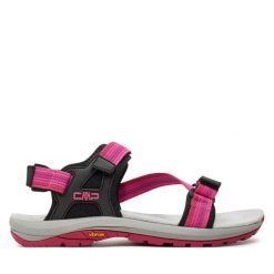 Sandały CMP. Czerwone sandały damskie CMP, bez wzorów, bez obcasa, bez zapięcia. Za 269.99 zł.
