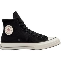 Buty sportowe męskie Converse Chuck 70. Czarne buty sportowe męskie Converse, bez wzorów, z zamszu, bez zapięcia, na fitness i siłownię. Za 590.00 zł.