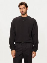 Hugo Bluza Dapocrew 50525892 Czarny Relaxed Fit. Czarne bluzy męskie Hugo, m, bez wzorów, z bawełny, bez ramiączek, bez kaptura. Za 279.99 zł.