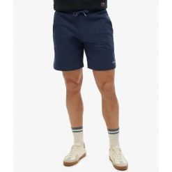 Szorty Superdry Parachute Light. Niebieskie szorty męskie Superdry, bez wzorów. Za 320.05 zł.