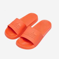 Klapki Kubota Basenowe Basic Plain Pomarańczowe. Brązowe klapki męskie Kubota, bez wzorów, z dresówki, bez zapięcia. Za 69.99 zł.