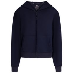 Bluza damska z kapturem Trespass Sileas. Niebieskie bluzy damskie Trespass, s, bez wzorów, z elastanu, bez ramiączek, z kapturem. Za 281.70 zł.
